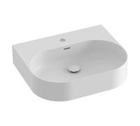 Ravak Ceramic - Lavabo 55 x 45 cm, avec trop-plein, trou de robinetterie, blanc mat XJX0E155003