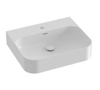 Ravak Ceramic - Lavabo 55 x 45 cm, avec trop-plein, trou de robinetterie, blanc XJX01155000
