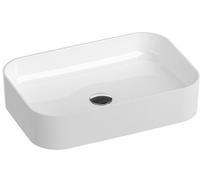 Ravak Ceramic lavabo 55x37 cm rectangulaire à poser blanc brillant XJX01155002