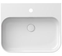 Ravak Ceramic lavabo 55x45 cm semi-circulaire classique-à poser blanc XJX01155006