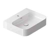 Ravak Ceramic lavabo 55x45 cm semi-circulaire classique-à poser blanc XJX01155006