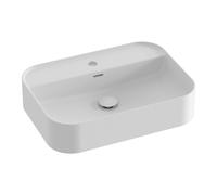 Ravak Ceramic - Vasque à poser 55 x 40 cm, avec trop-plein, trou de robinetterie, blanc mat XJX0E155005