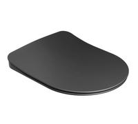 Ravak Chrome - Abattant WC, SoftClose, noir mat X01795