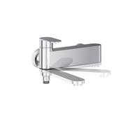 Robinet de salle de bain | Design réduit | Mitigeur de baignoire à une main | Robinet de baignoire | Solution unique | CR II 022 noir, chrome | RAVAK (Chromée)