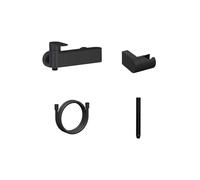 Ravak Chrome II - Mitigeur de douche avec accessoires, noir mat X07S122