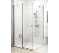 Ravak Chrome - Paroi de douche fixe CPS-90, 88-90 cm, aluminium brillant/verre transparent 9QV70C00Z1