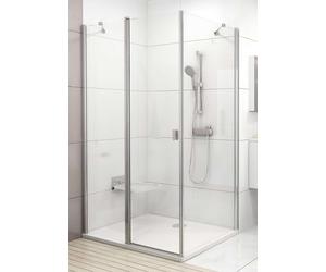 Ravak Chrome - Paroi de douche fixe CPS-90, 88-90 cm, aluminium brillant/verre transparent 9QV70C00Z1