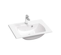 Ravak Classic Slim - Lavabo 60x45 mm, avec trop-plein, trou pour robinetterie, blanc XJX01160004