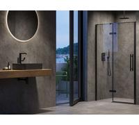 Ravak Cool! - Porte de douche 120x195 cm, noir/verre clair X0VVGC300Z1