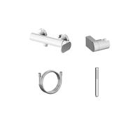 Ravak Eleganta - Mitigeur de douche EL 032.00CR.+S avec accessoires, chrome X07S138