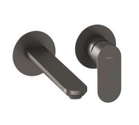 Ravak Eleganta - Mitigeur de lavabo encastré, 2 trous, graphite brossé X070329