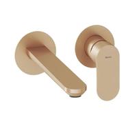 Ravak Eleganta - Mitigeur de lavabo encastré, 2 trous, or rose brossé X070366