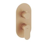 Ravak Eleganta - Mitigeur encastré 3 appareils, or rose brossé X070371