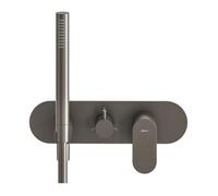 Ravak Eleganta - Mitigeur encastrer 3 sorties, graphite brossé X070333