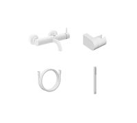 Ravak Espirit - Mitigeur de baignoire ES 022.10WV.+S avec accessoires, blanc mat X07S124