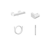 Ravak Espirit - Mitigeur de douche ES 032.10WV.+S avec accessoires, blanc mat X07S129