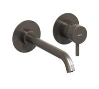 Ravak Espirit - Mitigeur de lavabo encastré, 2 trous, graphite brossé X070315