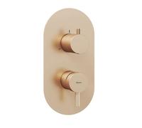 Ravak Espirit - Mitigeur encastré 3 appareils, or rose brossé X070357
