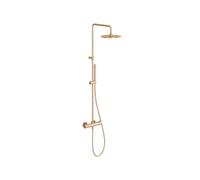 Ravak Espirit - Set de douche avec thermostat, diamètre 25 cm, doré rose brossé X070498