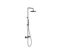 Ravak Espirit - Set de douche avec thermostat, diamètre 25 cm, graphite brossé X070497