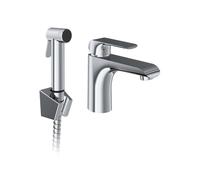Ravak Flat - Mitigeur de lavabo avec douchette de bidet, chrome X070438
