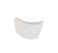 Ravak Flow - WC suspendu avec abattant SoftClose, RimOff, blanc X01985