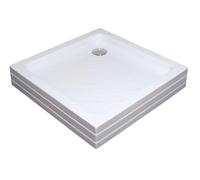 Ravak Kaskada - Receveur de douche Angela PU, 80x80 cm, AntiBac, blanc A004401120