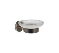 Ravak Kona - Porte-savon avec support, verre/graphite brossé X07P1334