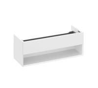 Ravak Lite - Meuble lavabo, 120x45x43 cm, 1 tiroir, blanc brillant X000001867