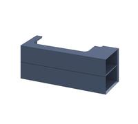 Ravak Lite - Meuble pour lavabo, 120x45x43 cm, 2 tiroirs, Deepsea Blue X000001893