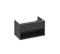 Ravak Lite - Meuble pour lavabo, 80x45x43 mm, 1 tiroir, noir mat X000001862