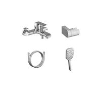Ravak - Mitigeur de baignoire avec accessoires, chrome X07S113