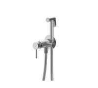 Ravak - Mitigeur de bidet encastré, avec douchette et corps d'encastrement, chrome X070749