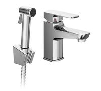 Ravak - Mitigeur de lavabo avec douchette de bidet, chrome X070165