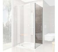 Ravak Pivot - Paroi de douche PPS-80, 77-80 cm, aluminium brillant/verre clair 90G40C00Z1