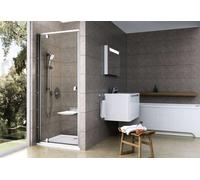 Ravak Pivot - Porte de douche 76-81 cm, satiné/verre transparent 03G40U00Z1