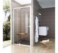 Ravak Pivot - Porte de douche PDOP2-100, 96-101 cm, blanc/verre transparent 03GA0101Z1