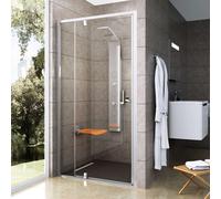 Ravak Pivot - Porte de douche PDOP2-110, 106-111 cm, aluminium brillant/verre clair 03GD0C00Z1