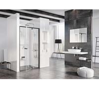 Ravak Pivot - Porte de douche pivotante en deux parties PDOP2-120, 116-121 cm, noir/verre 03GG0300Z1