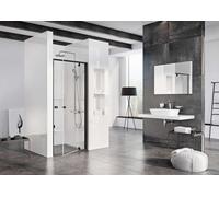 Ravak Pivot - Porte de douche pivotante PDOP1-90, 86-91 cm, noir/verre 03G70300Z1