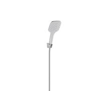Ravak - Pomme de douche, support et flexible 907.00, chromé/blanc X07S010