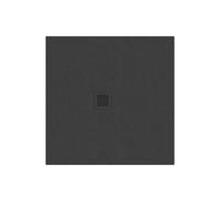Ravak - Receveur de douche 80x80 cm, noir mat XA034433010