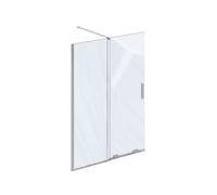Ravak Roll - Paroi de douche Walk-In 120x195 cm, chrome/verre clair X9WVG0C00Z1