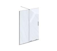 Ravak Roll - Paroi de douche Walk-In, 140x195 cm, chrome/verre clair X9WVM0C00Z1