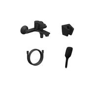Ravak Solar - Mitigeur de baignoire avec accessoires, noir mat X07S106