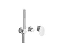 Ravak Spring - Mitigeur encastré avec corps d'encastrement, 2 sorties, avec accessoires, chrome X070534