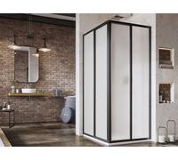 Ravak Supernova - Cabine de douche 90x90 cm, noir/Pearl 14V703O211S