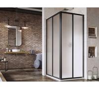 Ravak Supernova - Cabine de douche 90x90 cm, noir/verre Grape 14V703O2ZGS