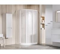 Ravak Supernova cabine de douche 90x90 cm semi-circulaire blanc brillant/polystyrène 3117O10211