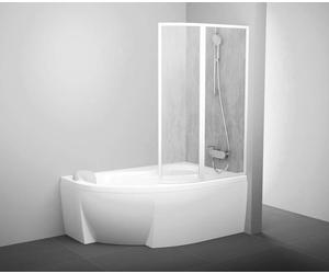 Ravak Supernova - Pare-baignoire VSK2 Rosa 160 L, gauche, blanc/pluie 76L9010041